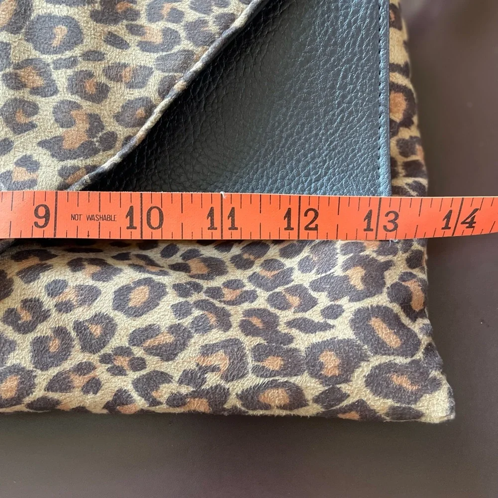 Braciano Brown Animal Print Flap Purse  - NWT